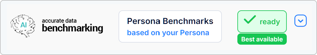 Bizright business persona benchmarks